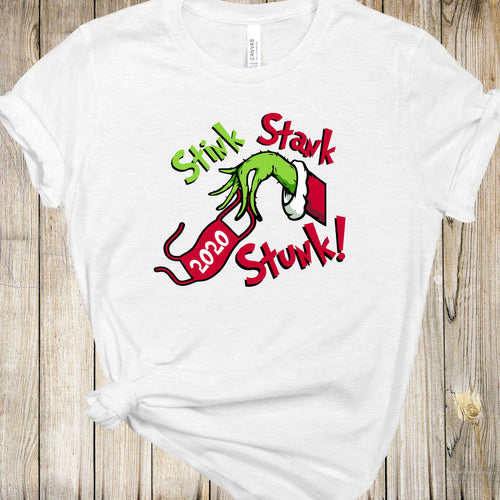 Graphic Tee - Stink Stank Stunk Mask