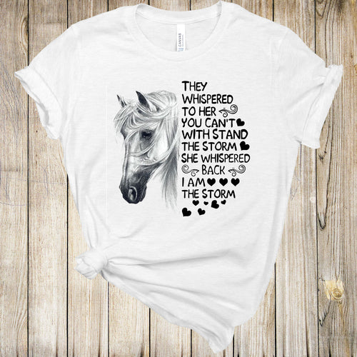 Graphic Tee - Whispered Storm Horse