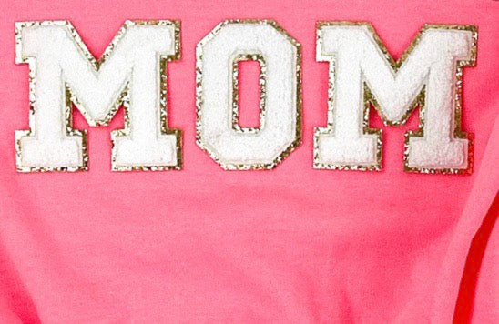 Cheer Mom + Mini Chenille Patch Sweatshirt