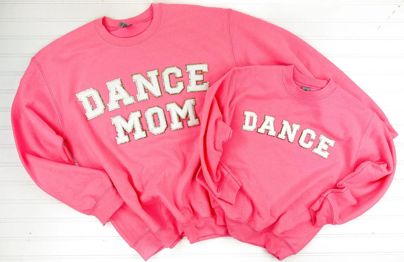 Dance Mom + Mini Chenille Patch Sweatshirts
