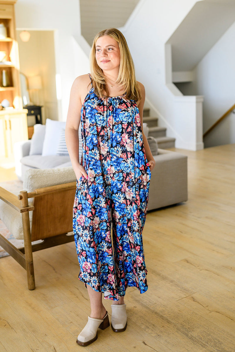 Relaxed Fit Jumpsuit in Assorted Prints