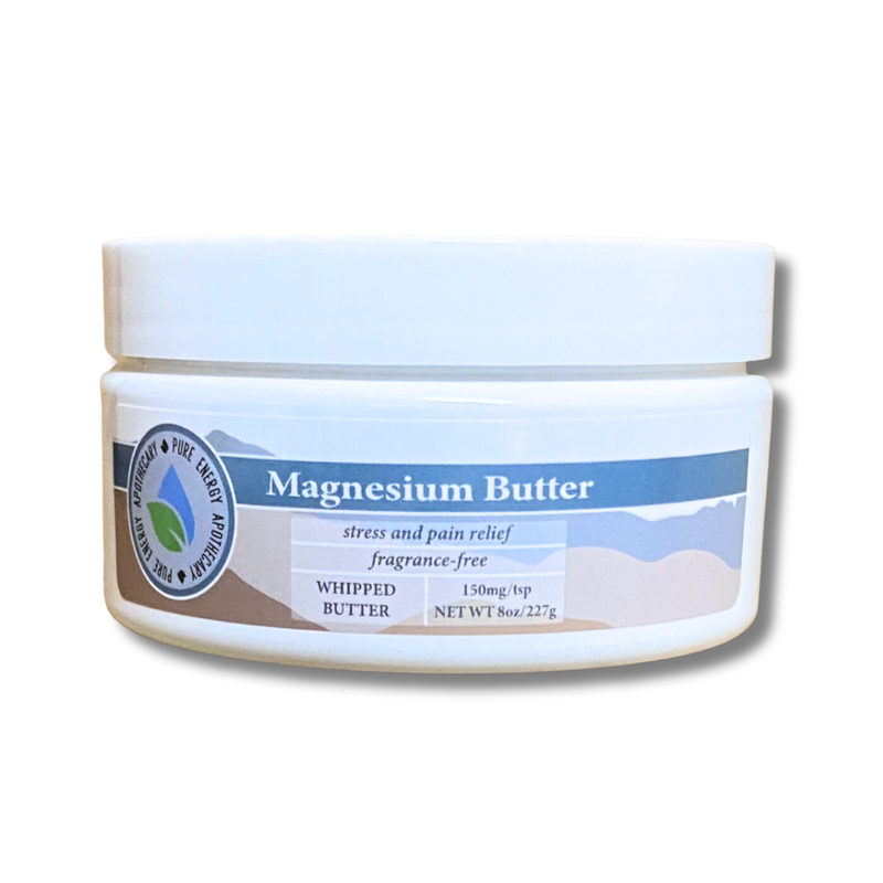 Pure Energy Apothecary - Magnesium Whipped Butter (Pure & Natural, Unscented)