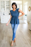 Before Now Ruffled Babydoll Top*