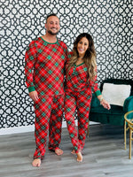 Matching Family Christmas Pajamas in Holiday Plaid