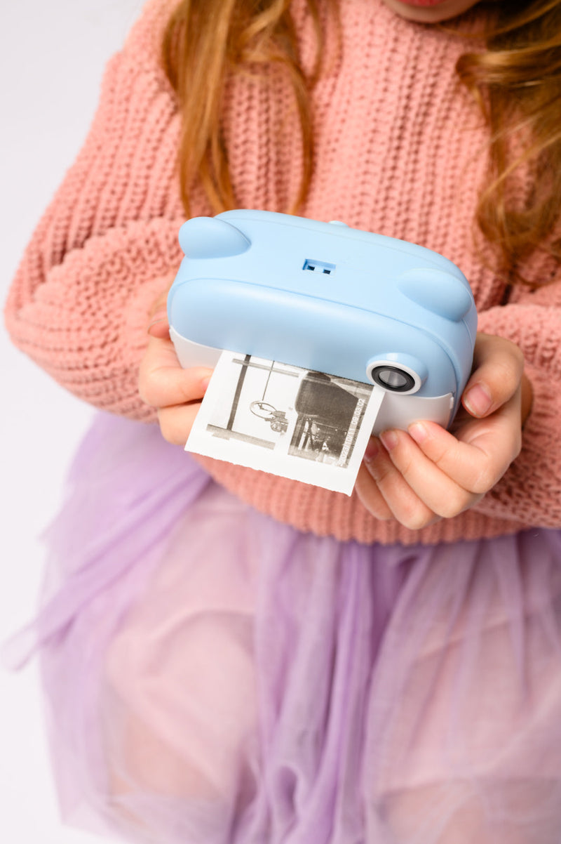 Quick Print Childrens Camera in  Blue