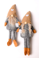 Coffee Lover Gnomes Set of 2 in Beige