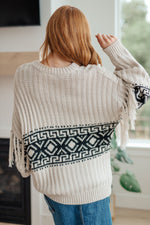 Don't Waver Fringe Detail Sweater