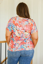 Flowers Everywhere Floral Top*