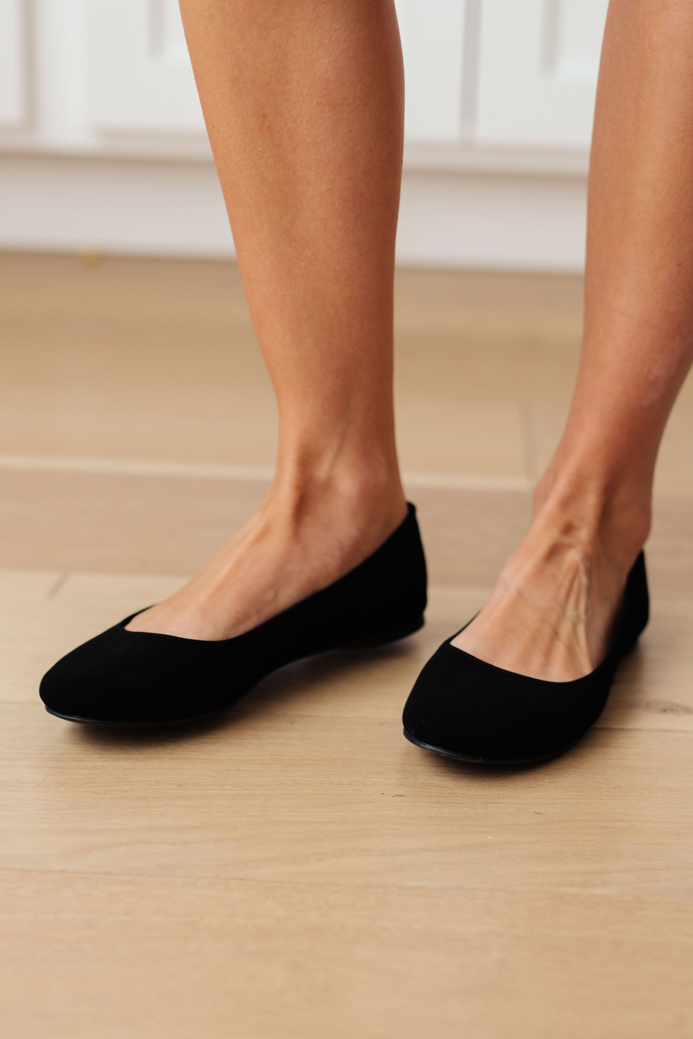 On Your Toes Ballet Flats in Black - Main Image