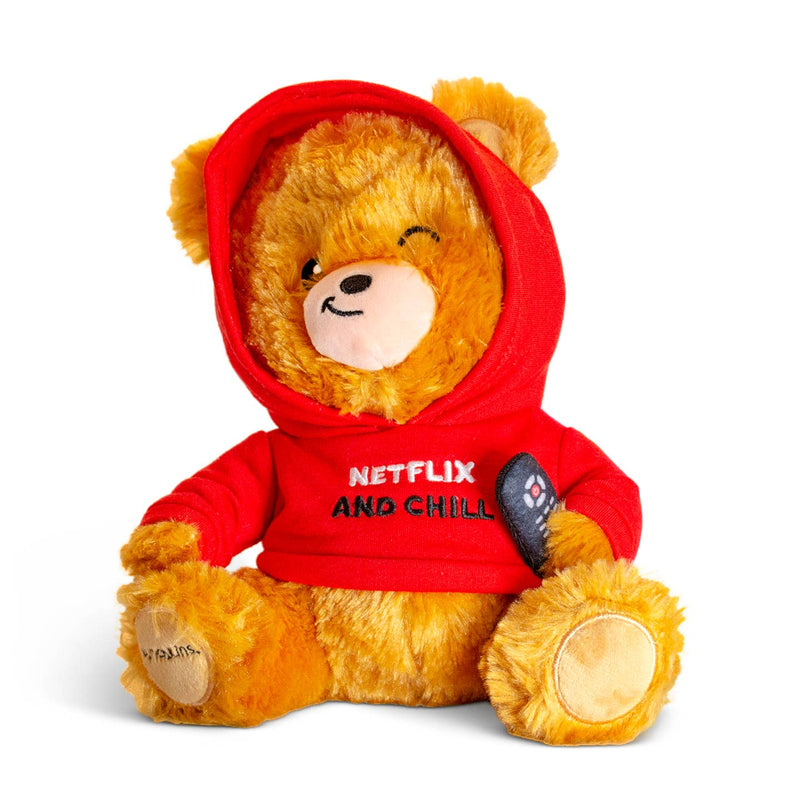 Punchkins - "Netflix & Chill" Teddy Bear Plushie, Cute, Gift