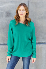 Round Neck Long Sleeve T-Shirt