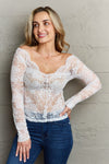 Be Kind Off The Shoulder Lace Top