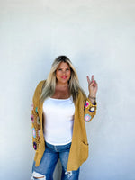 Crochet Sleeve Cardigan In Assorted Colors